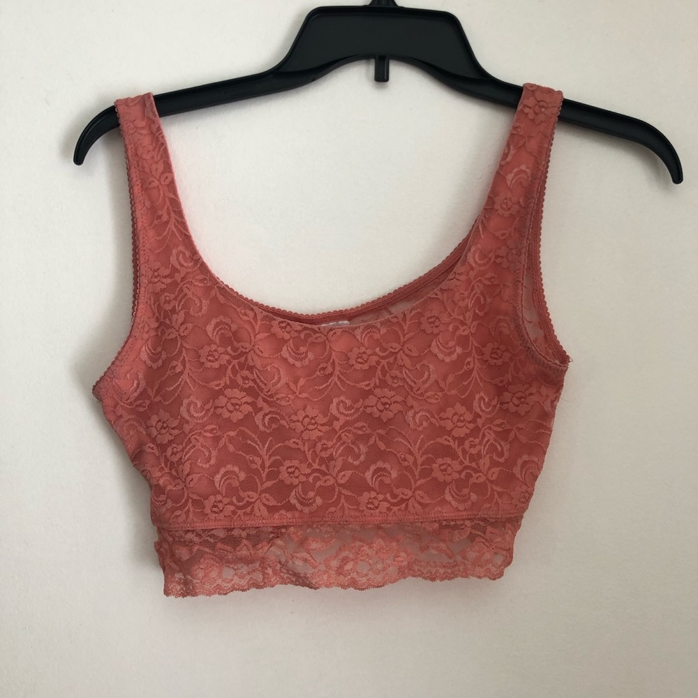 Coral crop top